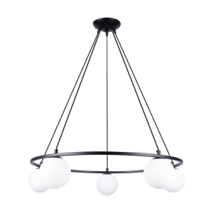 Żyrandol YOLI 5 czarny G9 5x8W IP20 SL.1214 SOLLUX