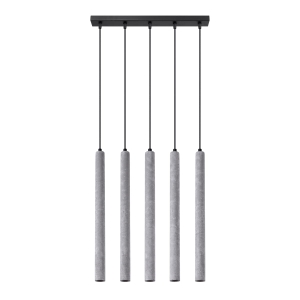 Lampa wisząca PASTELO 5L beton G9 5x8W IP20 SL.1274 SOLLUX