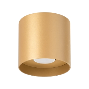 Plafon MIKA złoty GU10 1x10W IP20 SL.1283 SOLLUX