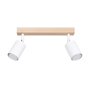 Plafon VERDO 2 biały GU10 2x10W IP20 SL.1286 SOLLUX