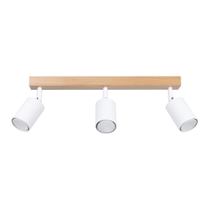 Plafon VERDO 3L biały GU10 3x10W IP20 SL.1288 SOLLUX