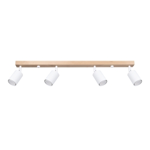 Plafon VERDO 4 biały GU10 4x10W IP20 SL.1289 SOLLUX