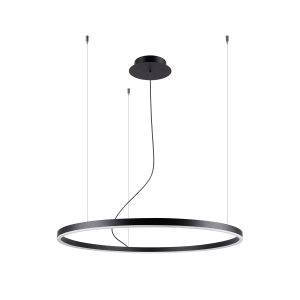 Żyrandol ODA 80 czarny 4000K LED 1x48W IP20 TH.282 SOLLUX