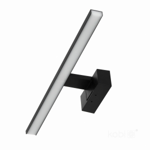 Kinkiet łazienkowy czarny nad lustro galeryjka IP44 50cm LED 10W barwa neutralna 4000K LUMIREFLECT  Kobi