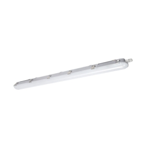 Lampa sufitowa / ścienna liniowa szara hermetyczna 120cm 36W LED barwa neutralna IP66 IK08 Kobi