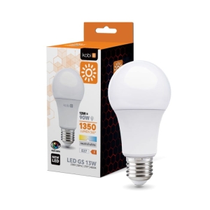 Żarówka LED 13W E27 barwa neutralna 4000K Kobi