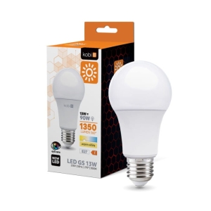 Żarówka LED 13W E27 barwa ciepła 3000K Kobi