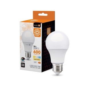 Żarówka LED 7W E27 barwa ciepła 3000K Kobi