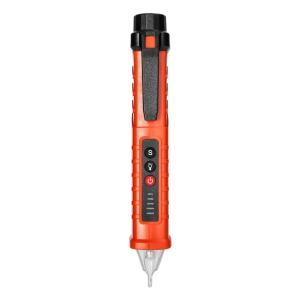 Indukcyjny tester napięcia z latarką 12-1000V AC/DC pomarańczowy