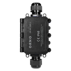 Puszka instalacyjna natynkowa IP68, 0,5-6,0mm² ,2 dławnice M20 Orno