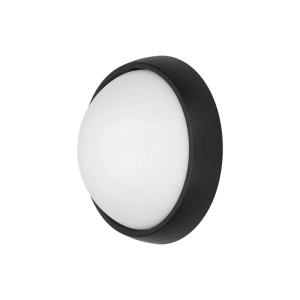 Oprawa zewnętrzna plafon ścienno-sufitowy LED średnica 17cm  czarny