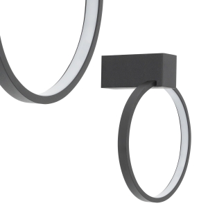 Kinkiet CIRCOLO LED XS 9W 190lm 3000K Czarny 10808 Nowodvorski Lighting