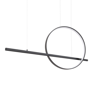 Lampa wisząca GLAD czarna LED 3000K TH.494 THORO