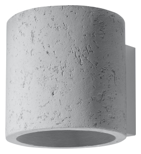 Kinkiet ORBIS beton G9 1x40W IP20 SL.0486 SOLLUX