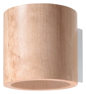 Kinkiet ORBIS naturalne drewno G9 1x40W IP20 SL.0490 SOLLUX