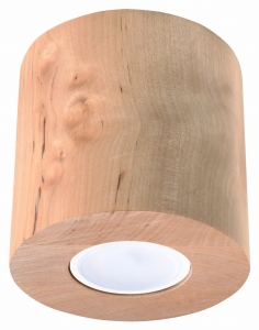 Spot ORBIS naturalne drewno GU10 1x40W IP20 SL.0492 SOLLUX