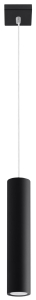 Lampa wisząca LAGOS 1 czarny GU10 1x40W IP20 SL.0327 SOLLUX