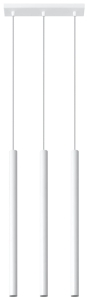 Lampa wisząca PASTELO 3 biała G9 3x40W IP20 SL.0466 SOLLUX