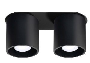 Spot ORBIS 2 czarny GU10 2x40W IP20 SL.0054 SOLLUX