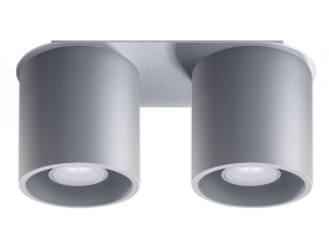 Spot ORBIS 2 szary GU10 2x40W IP20 SL.0055 SOLLUX