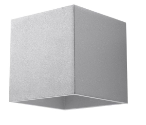 Kinkiet QUAD 1 szary G9 1x40W IP20 SL.0058 SOLLUX