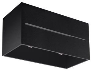Spot LOBO MAXI czarny G9 2x40W IP20 SL.0384 SOLLUX