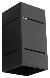 Kinkiet BLOCCO czarny G9 1x40W IP20 SL.0478 SOLLUX