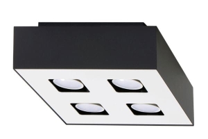 Spot MONO 4 czarny GU10 4x40W IP20 SL.0073 SOLLUX