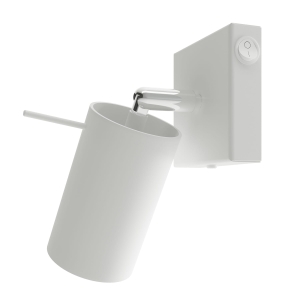 Kinkiet RING biały z włącznikiem GU10 1x40W IP20 SL.1024 SOLLUX