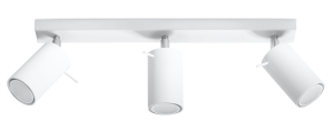 Lampa sufitowa RING 3L biały GU10 3x40W IP20 SL.0089 SOLLUX