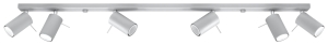 Lampa sufitowa RING 6L szary GU10 6x40W IP20 SL.0454 SOLLUX
