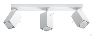 Lampa sufitowa MERIDA 3 biały GU10 3x40W IP20 SL.0097 SOLLUX