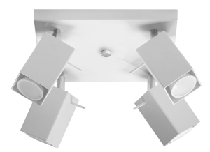 Lampa sufitowa MERIDA 4 biały GU10 4x40W IP20 SL.0098 SOLLUX
