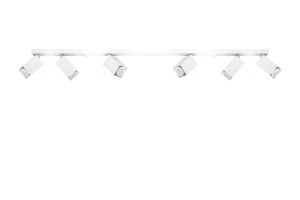 Lampa sufitowa MERIDA 6L biały GU10 6x40W IP20 SL.0464 SOLLUX