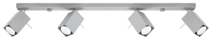 Lampa sufitowa MERIDA 4L szary GU10 4x40W IP20 SL.0461 SOLLUX