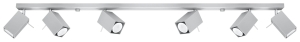 Lampa sufitowa MERIDA 6L szary GU10 6x40W IP20 SL.0462 SOLLUX