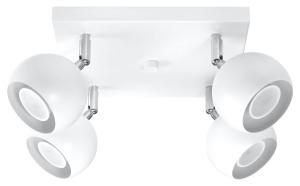 Lampa sufitowa OCULARE 4 biały GU10 4x40W IP20 SL.0440 SOLLUX