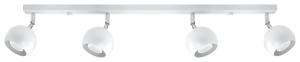 Lampa sufitowa OCULARE 4L biały GU10 4x40W IP20 SL.0441 SOLLUX