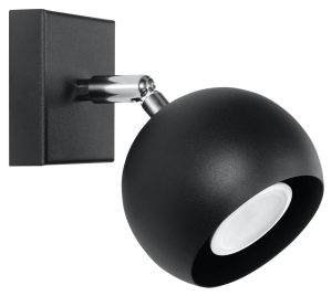 Kinkiet OCULARE czarny GU10 1x40W IP20 SL.0443 SOLLUX