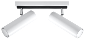 Lampa sufitowa DIREZIONE 2 biały GU10 2x40W IP20 SL.0496 SOLLUX