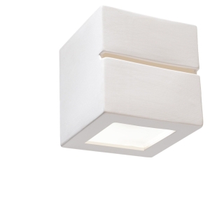 Kinkiet ceramiczny LEO LINE E27 1x60W IP20 SL.0230 SOLLUX