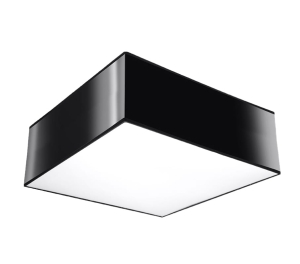 Plafon HORUS 25 czarny E27 1x60W IP20 SL.0142 SOLLUX