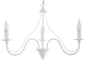 Żyrandol MINERWA 3 biały E14 3x40W IP20 SL.0213 SOLLUX