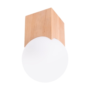 Lampa sufitowa SOLIS naturalne drewno 1xG9 SL.1407 SOLLUX