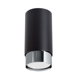Lampa sufitowa NERO 12,5 czarny/chrom 1xGU10 SL.1408 SOLLUX