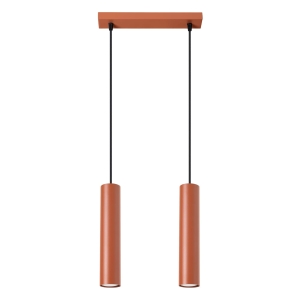 Lampa wisząca LAGOS 2 ochra czerwona 2xGU10 SL.1490 SOLLUX