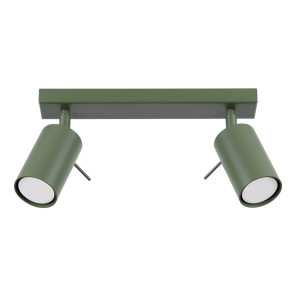Lampa sufitowa RING 2 zielony oliwkowy 2xGU10 SL.1501 SOLLUX