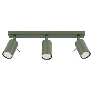 Lampa sufitowa RING 3L zielony oliwkowy 3xGU10 SL.1502 SOLLUX