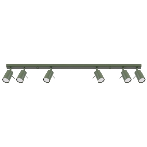 Lampa sufitowa RING 6L zielony oliwkowy 6xGU10 SL.1505 SOLLUX