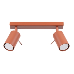 Lampa sufitowa RING 2 ochra czerwona 2xGU10 SL.1507 SOLLUX